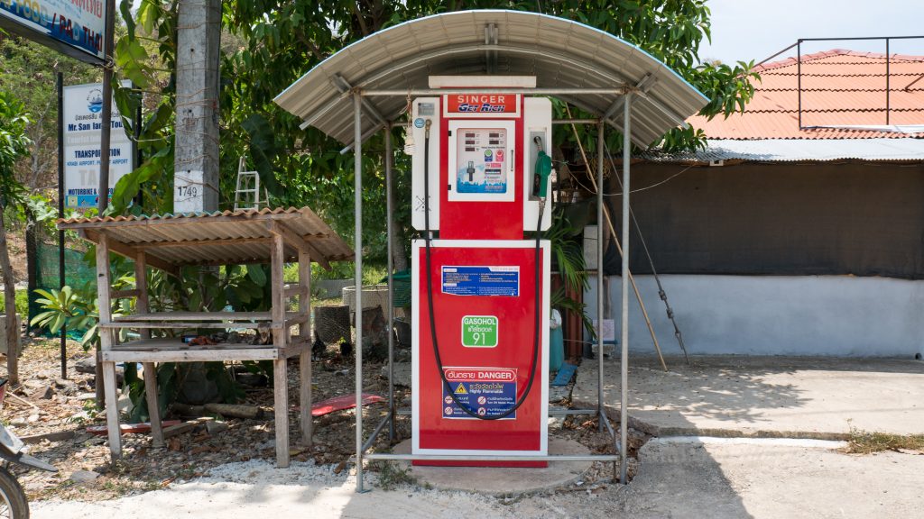 Tankstelle auf Koh lanta