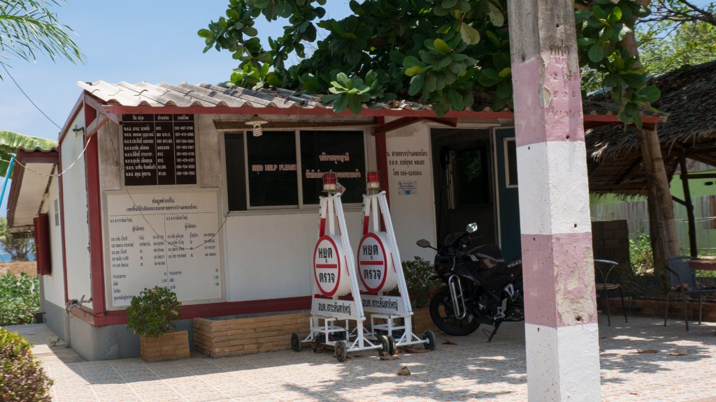 Polizeistation in Klong Nin