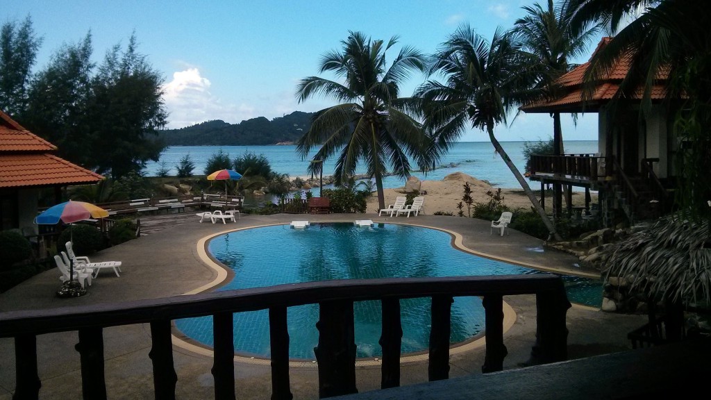 Unser Hotel am Chaloklum Beach auf Ko Phangan