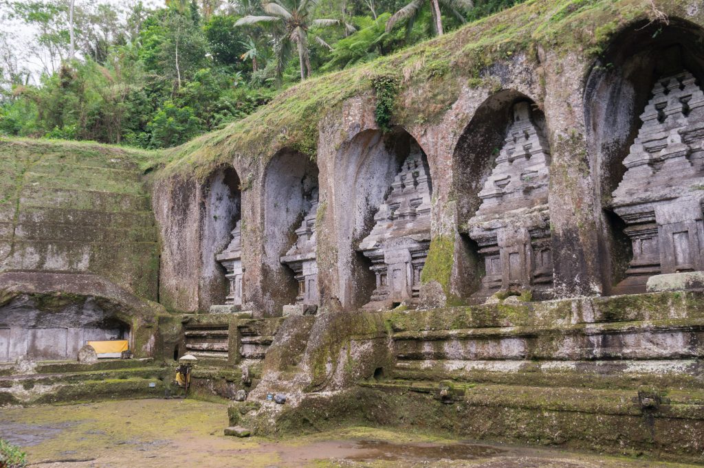 Die fünf östlichen Schreine des Pura Gunung Kawi 