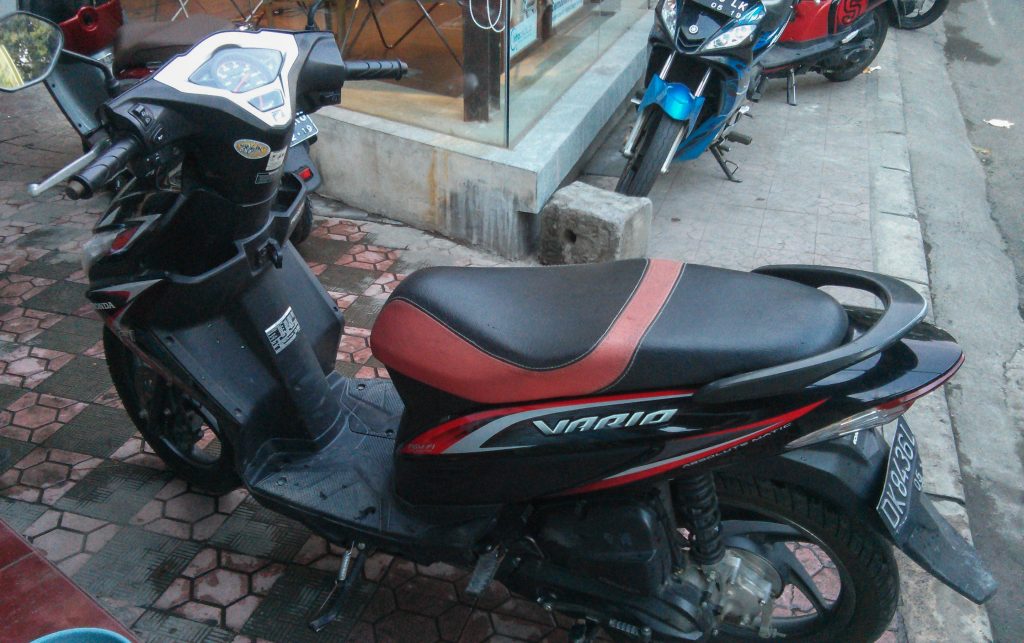 Unser Honda Vario Roller in Ubud: 