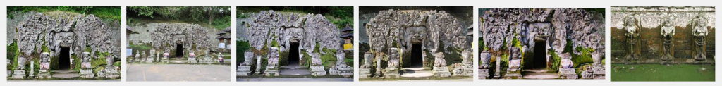 Eine Google-Suche nach "Goa Gajah" zeigt, dass die Höhle als Motiv für eine Refotografie geeignet sein sollte.