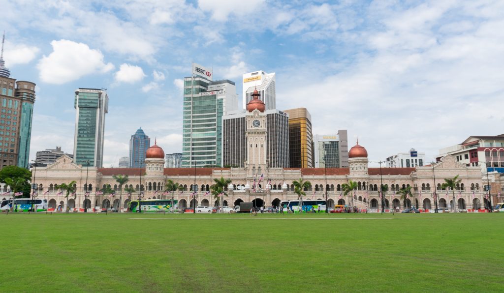 Das Sultan Abdul Samad Building am Merdeka Square