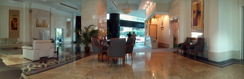 Die Lobby in der Parkview Serviced Residence in Kuala Lumpur