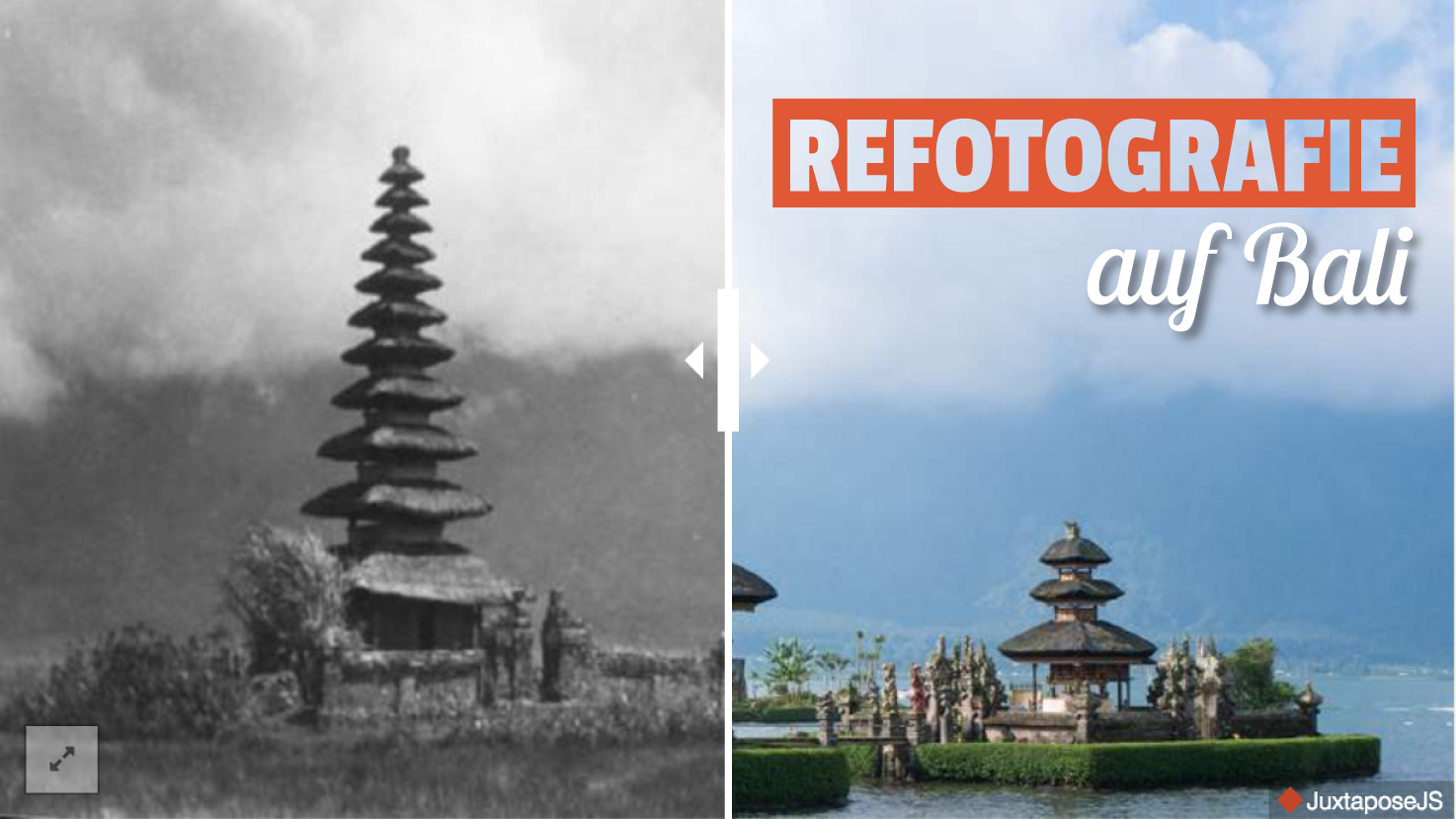 Refotografie auf Bali