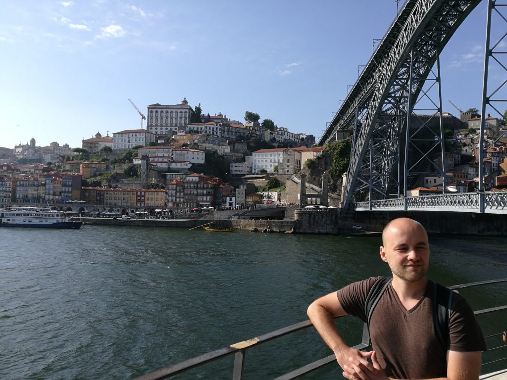 Fast am Ziel: Sören in Porto