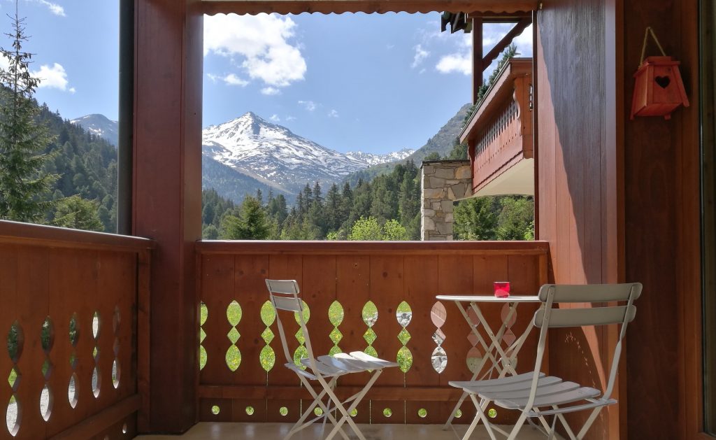 Meribel in den französischen Alpen