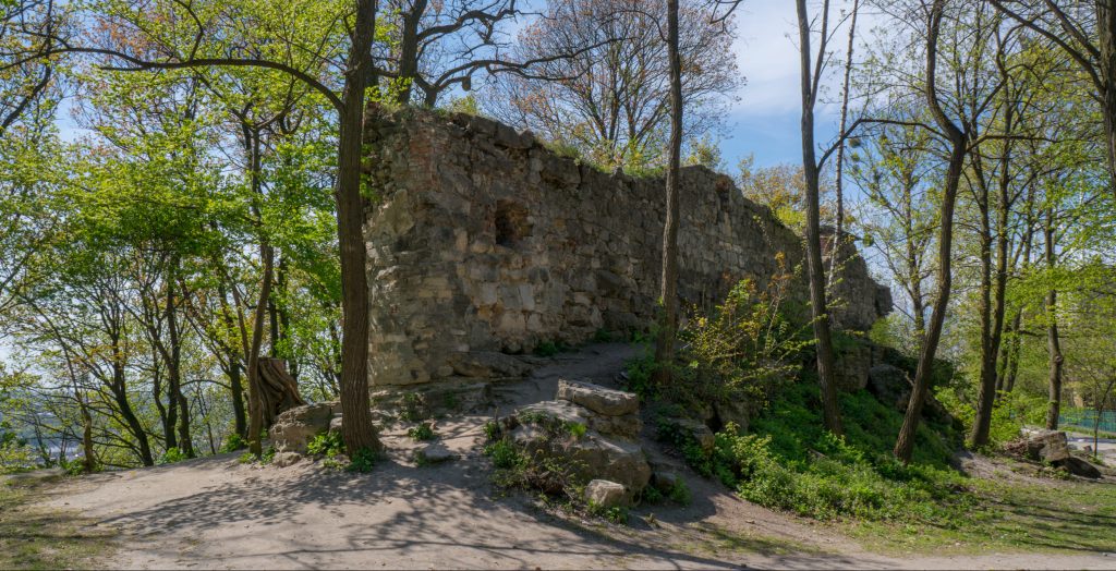 Ruinen des High Castles in Lemberg